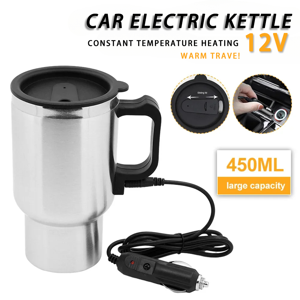 Outdoor Camping Kettle - Tetera eléctrica para coche, 12V CC,