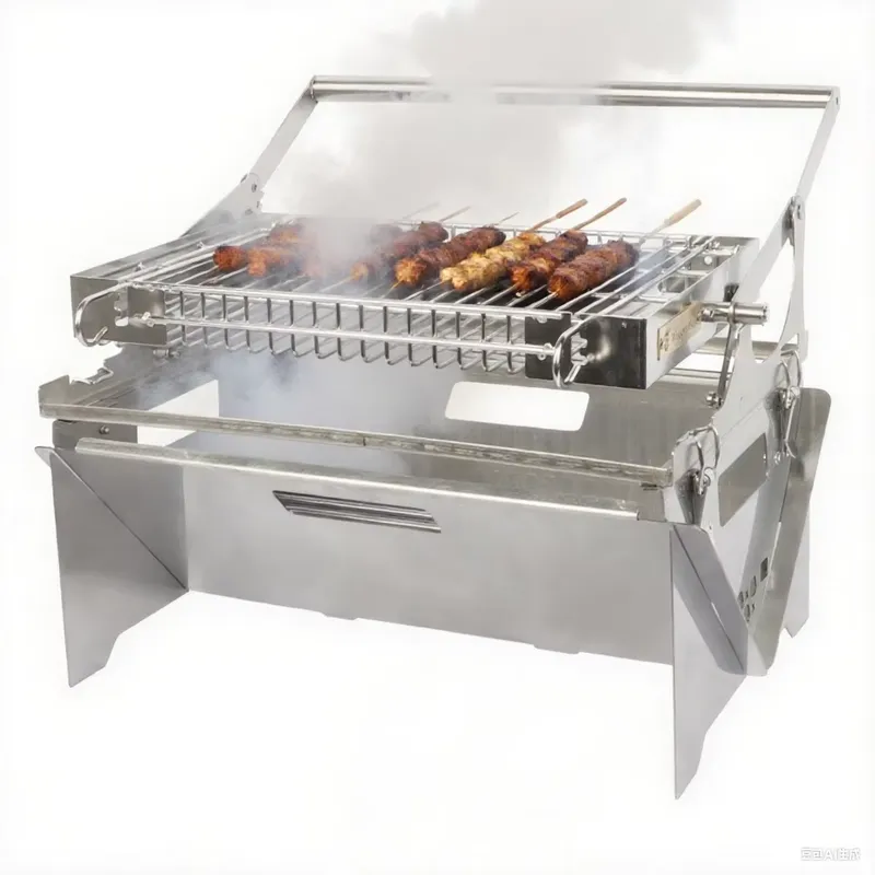 Outdoor Camping Stove Wood - Brasero Plegable Portátil Personalizado para Acampar,