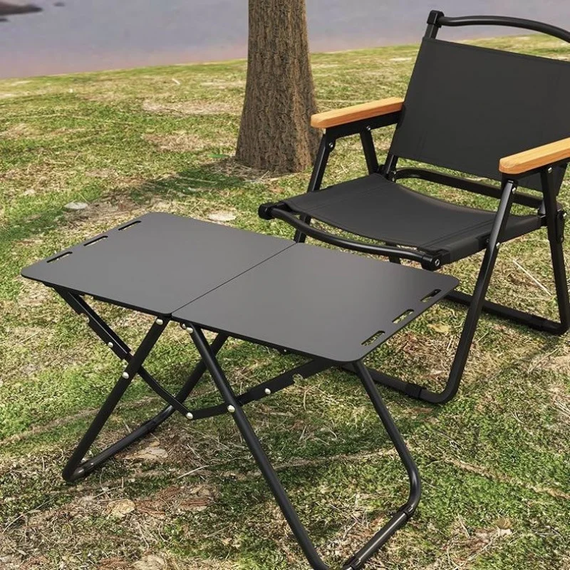 Outdoor Camping Folding Chairs - Mesa plegable para exteriores, ligera, ideal