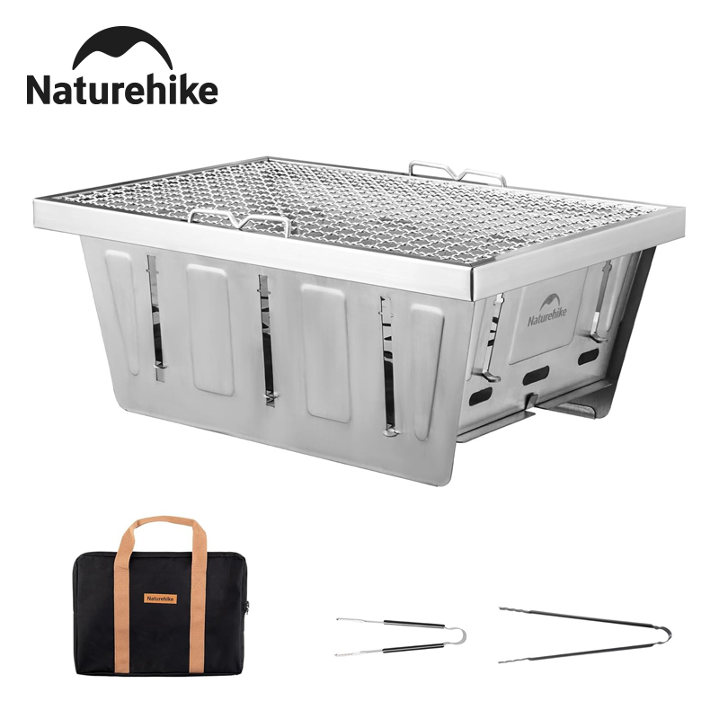 Outdoor Camping Griddle - Parrilla de carbón Naturehike para acampar,