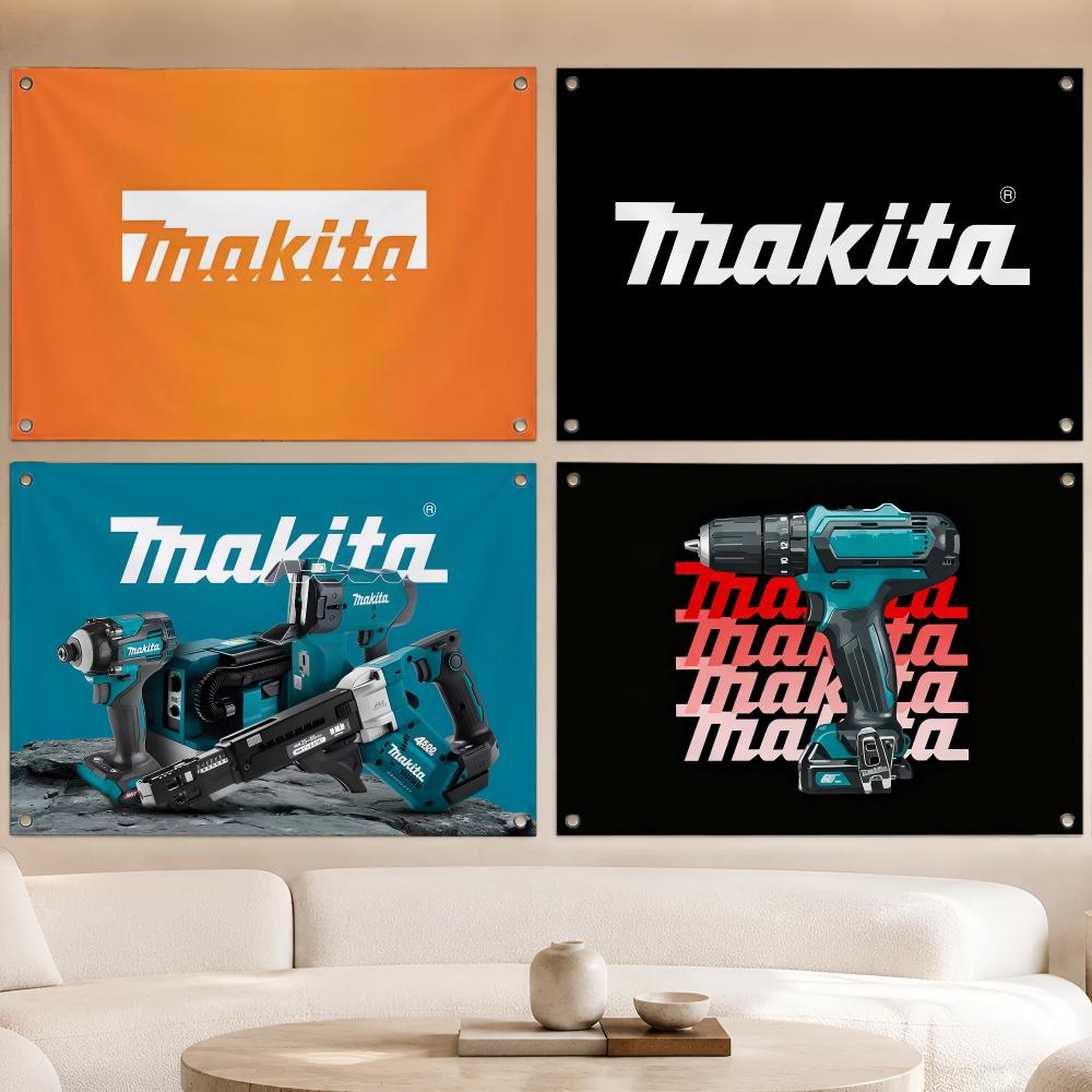 Japanese Outdoor Camping - Herramientas japonesas, banderas de Makita, banderines,