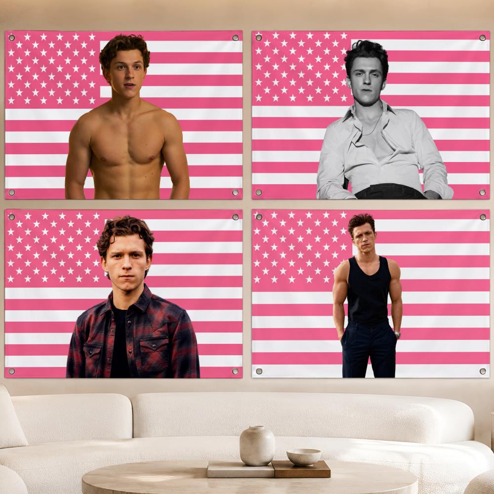 Outdoor Camping Holland - Bandera de Tom Holland, Tapiz Decorativo