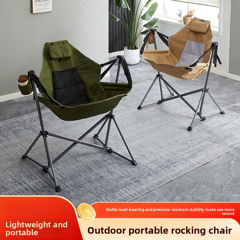 Outdoor Camping Rocking Chair - Silla Mecedora Ligera y Portátil para