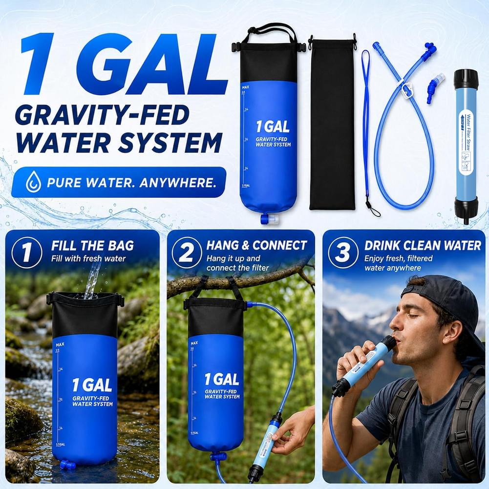 Bivvy Bag Emergency - Kit de filtro de agua por