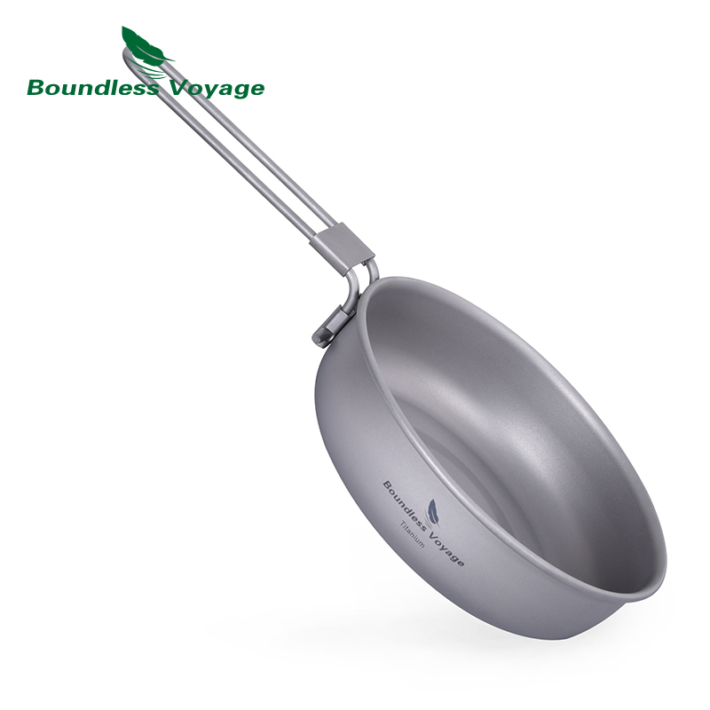 Outdoor Camping Griddle - Sartén de titanio ultraligera Boundless Voyage