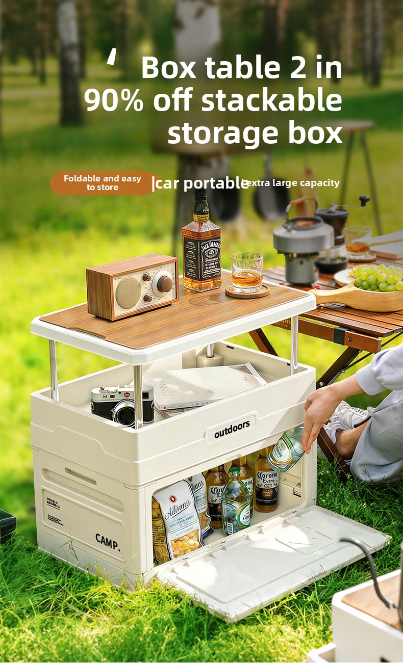 Outdoor Camping Stores - Caja de Almacenamiento Plegable para Camping