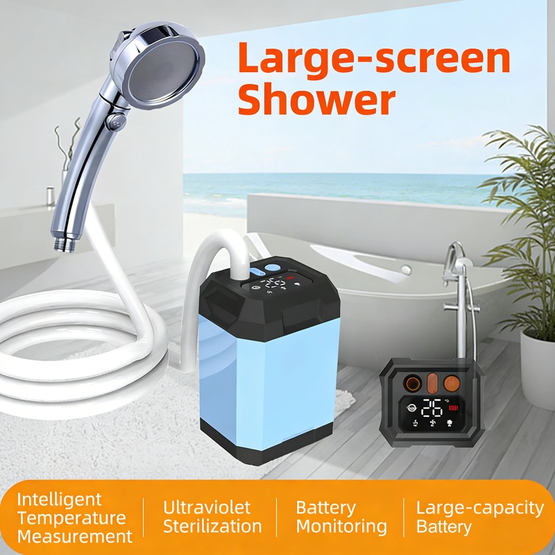 Outdoor Camping Showers - Ducha Portátil para Camping de 5400mAh/9000mAh