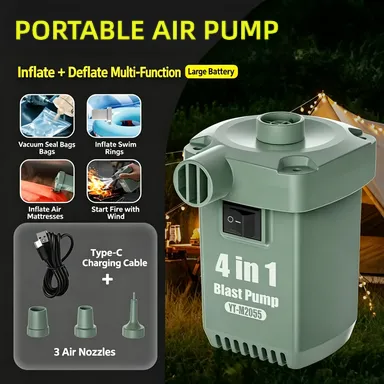 Outdoor Camping Mattress - Mini bomba de aire inalámbrica, inflador