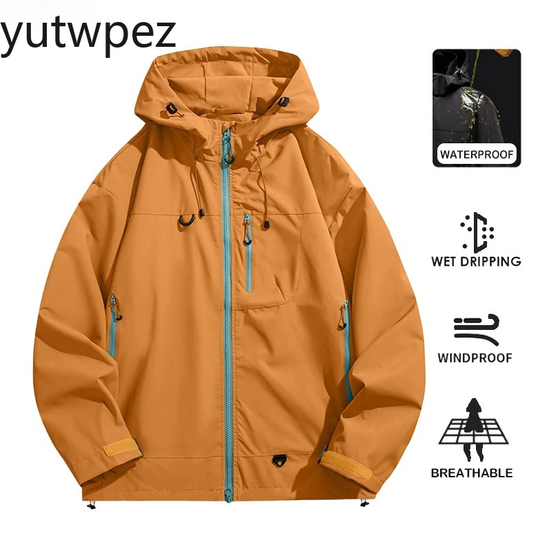 Outdoor Camping Brands - Chaqueta Impermeable para Senderismo, Trekking, Camping