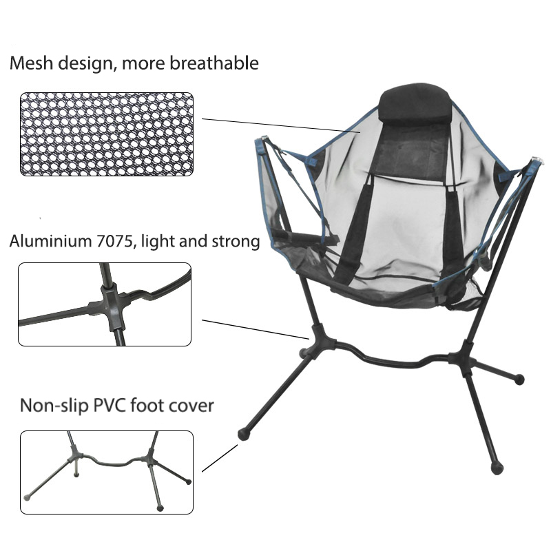 Silla de Viaje Plegable para E - Outdoor Camping Rocking Chair reseña y precio