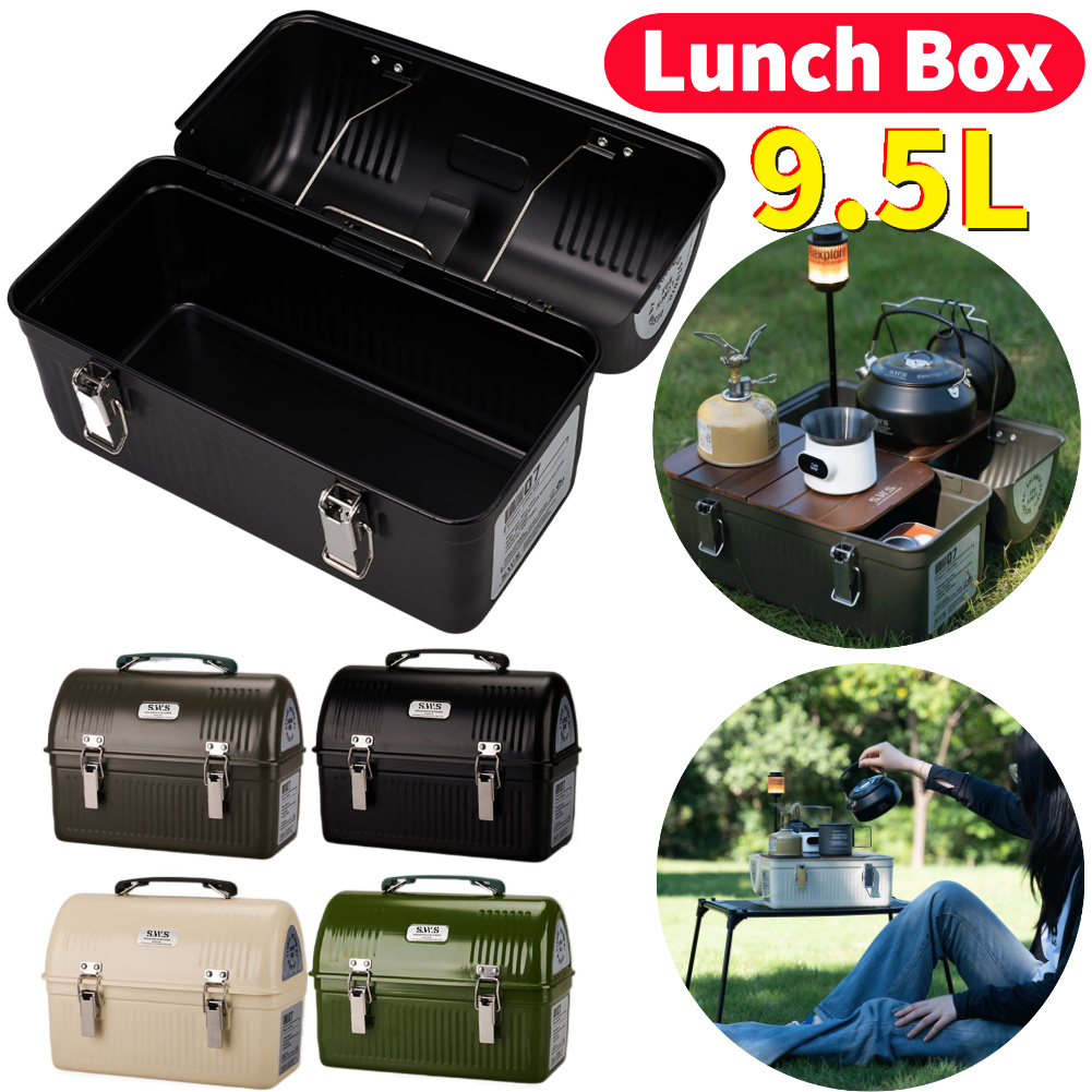 Fiambrera de Metal Vintage de  - Outdoor Camping Stores reseña y precio