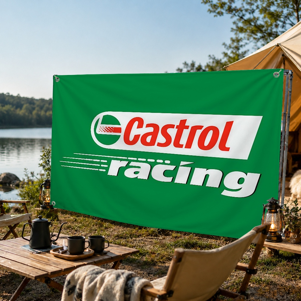 Bandera Decorativa de la Marca - Outdoor Camping Brands reseña y precio
