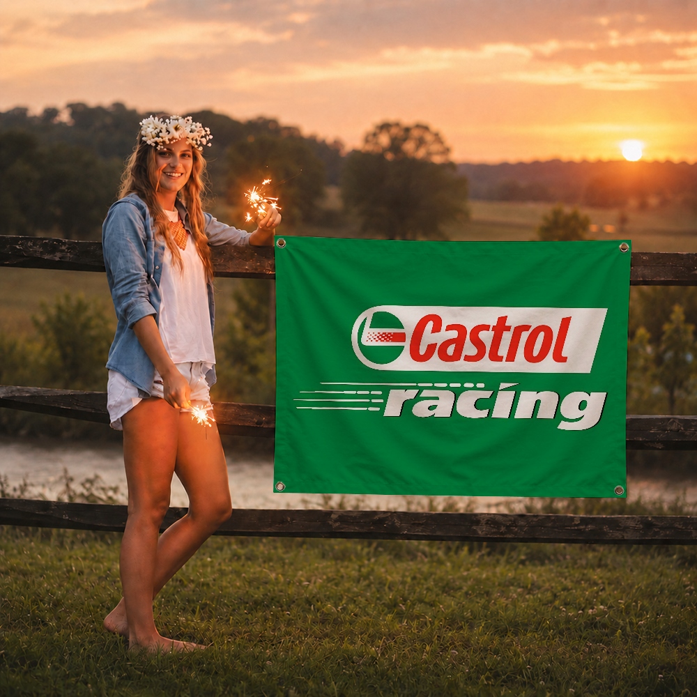 Bandera Decorativa de la Marca - Outdoor Camping Brands reseña y precio