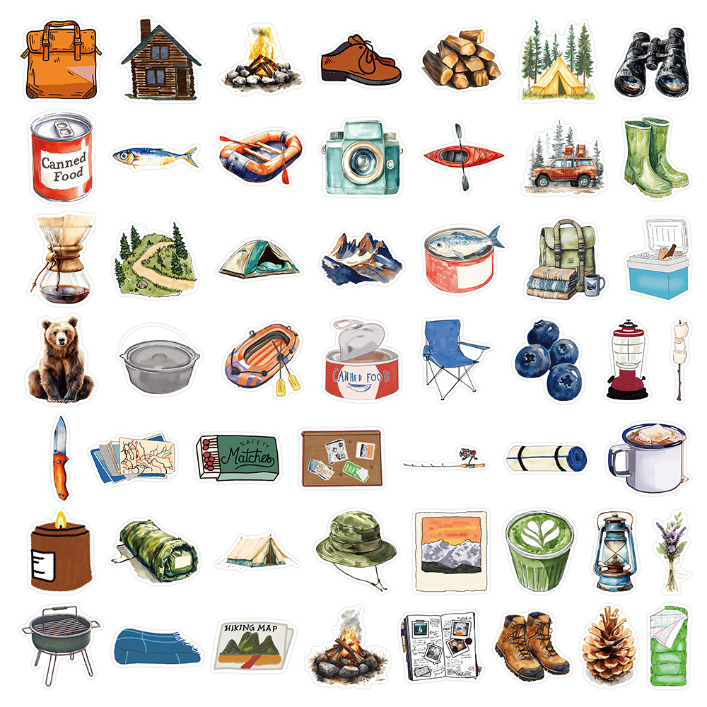52 pegatinas estéticas para ac - Outdoor Camping Stores reseña y precio