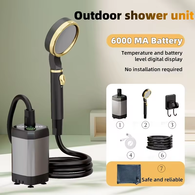 Dispositivo de ducha eléctrica - Outdoor Camping Showers reseña y precio