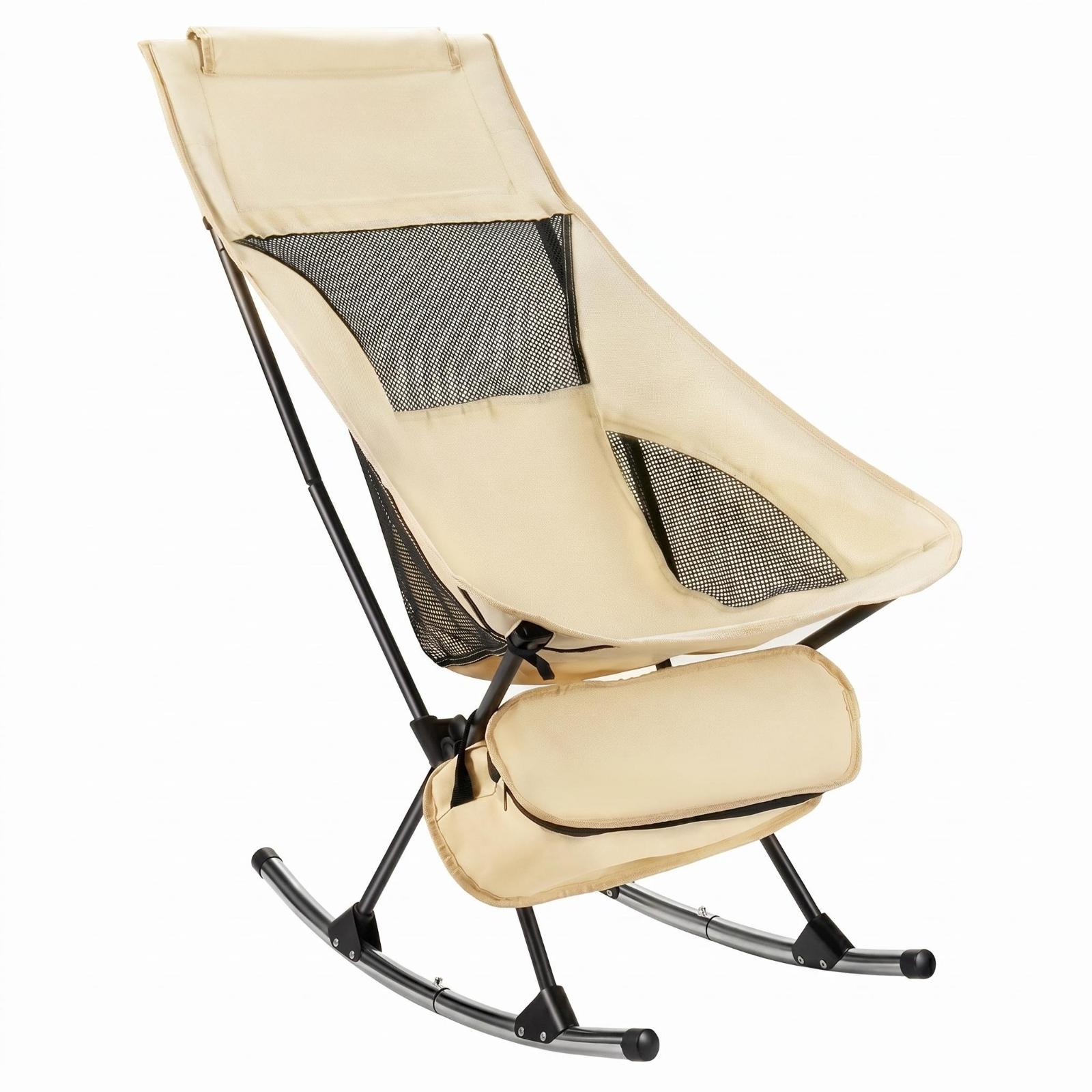 Silla Mecedora Plegable para E - Outdoor Camping Rocking Chair reseña y precio