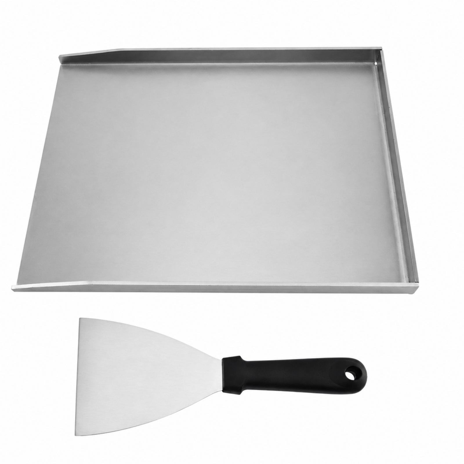 Sartén rectangular con bordes  - Outdoor Camping Griddle reseña y precio