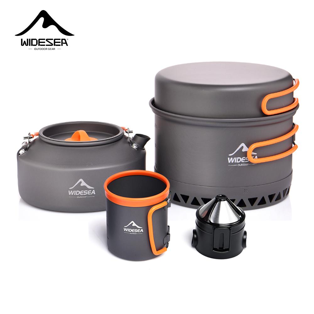 Vajilla para acampar, juego de - Outdoor Camping Kettle reseña y precio
