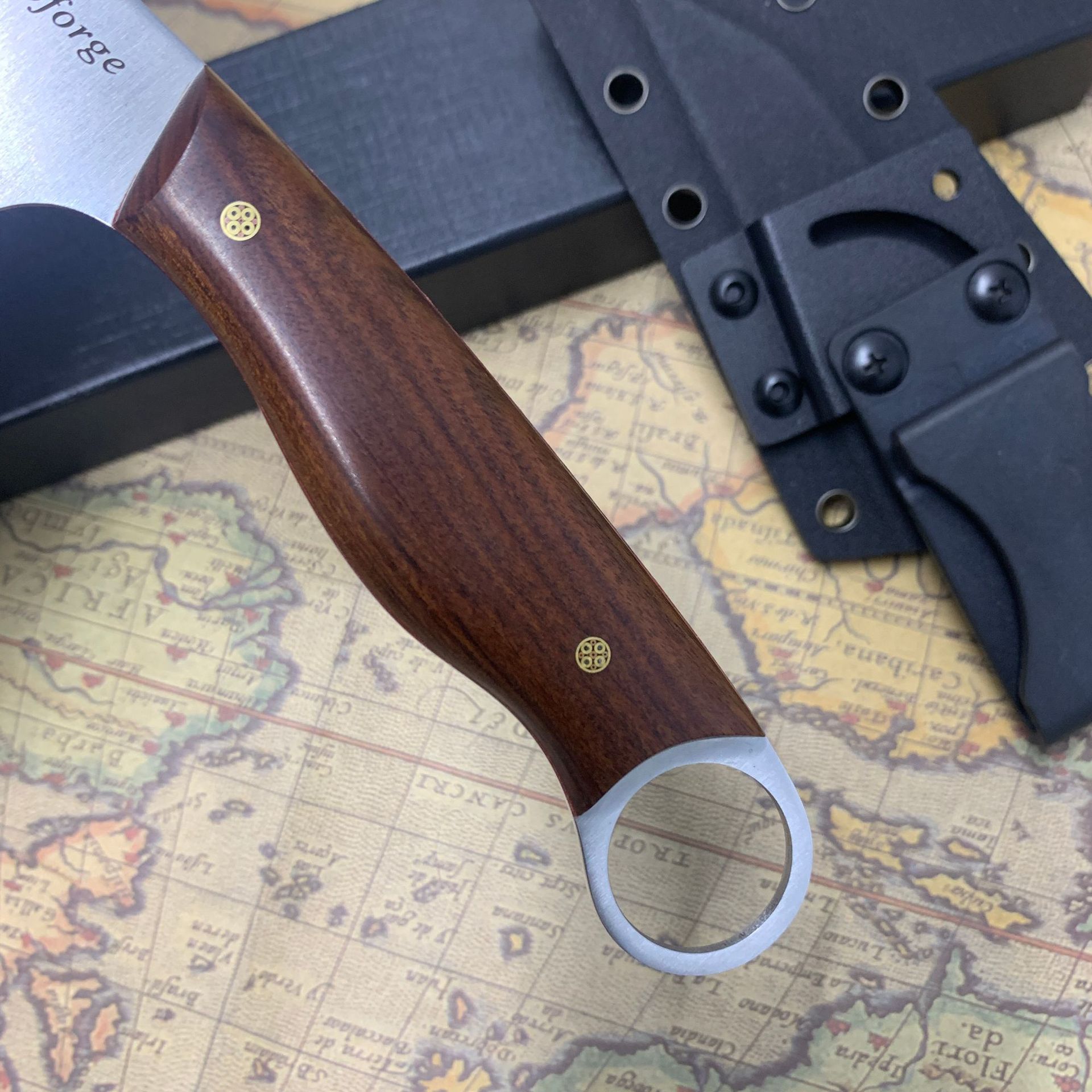 Cuchillo de Hoja Fija Forjado  - Japanese Outdoor Camping reseña y precio