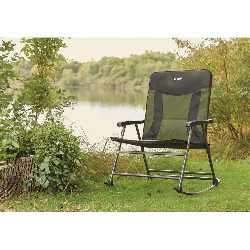 Silla de camping portátil con  - Outdoor Camping Rocking Chair reseña y precio