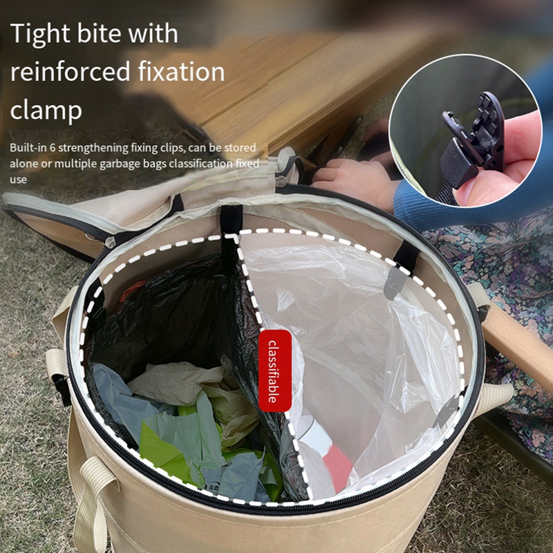 Bote de Basura Plegable para C - Outdoor Camping Bin reseña y precio