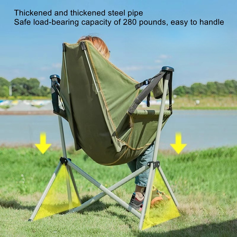 Silla mecedora portátil para v - Outdoor Camping Rocking Chair reseña y precio