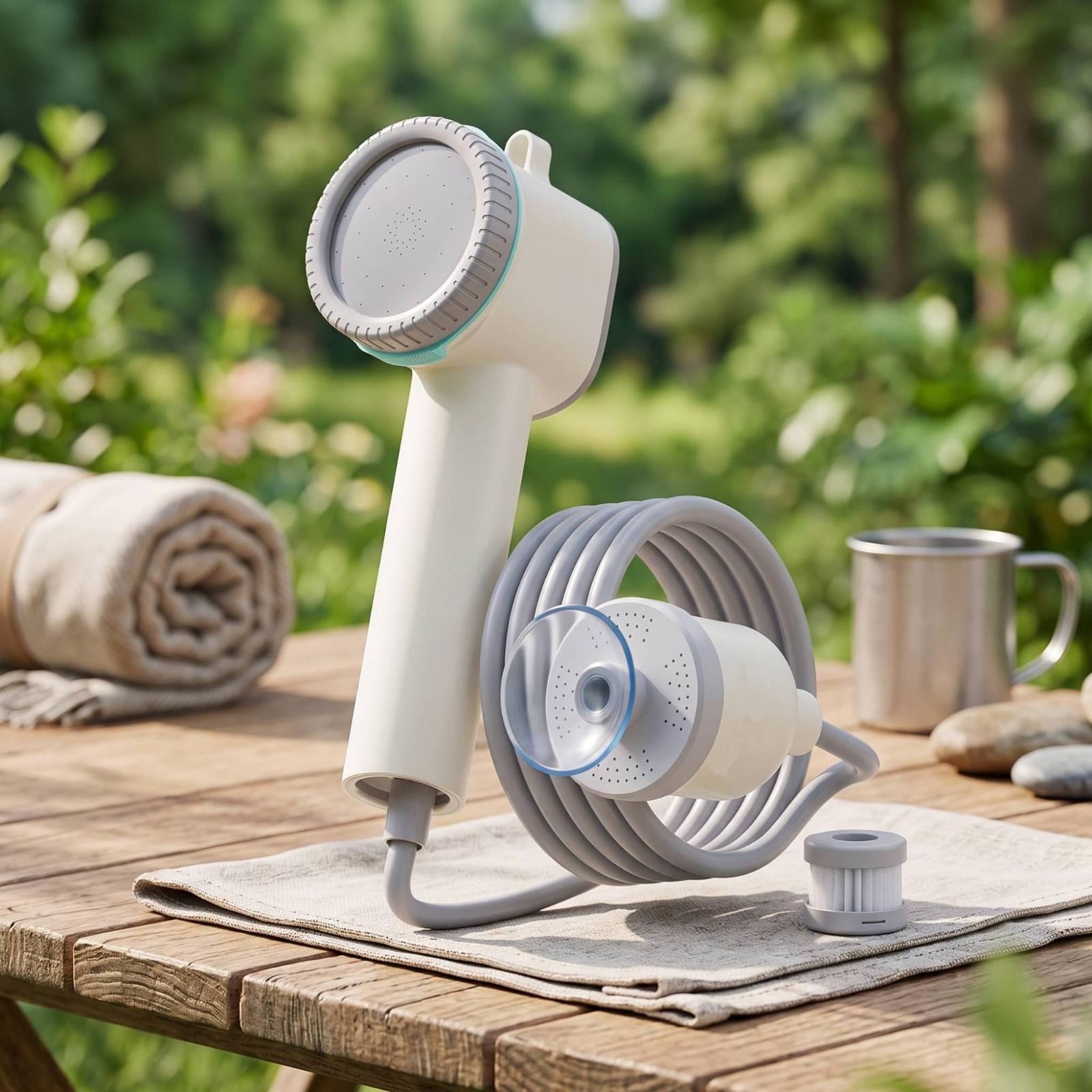 Kit de Ducha Eléctrica Portáti - Outdoor Camping Showers reseña y precio
