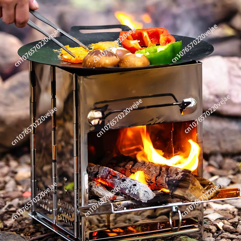 Estufas de leña de diseño mode - Outdoor Camping Stove Wood reseña y precio