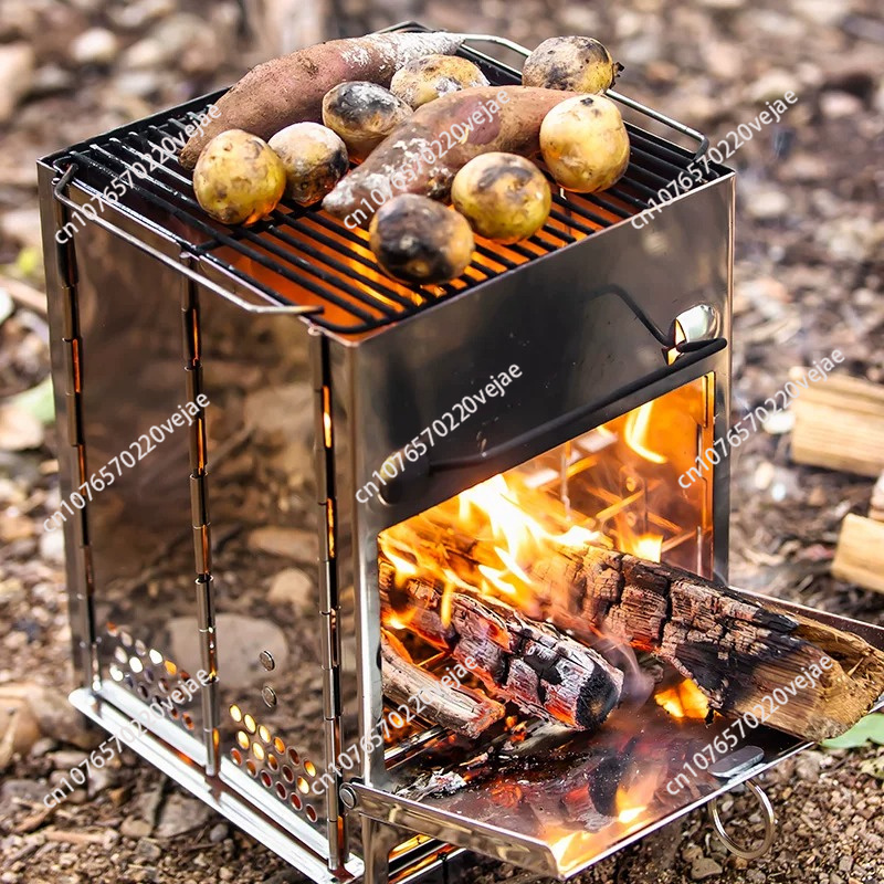 Estufas de leña de diseño mode - Outdoor Camping Stove Wood reseña y precio