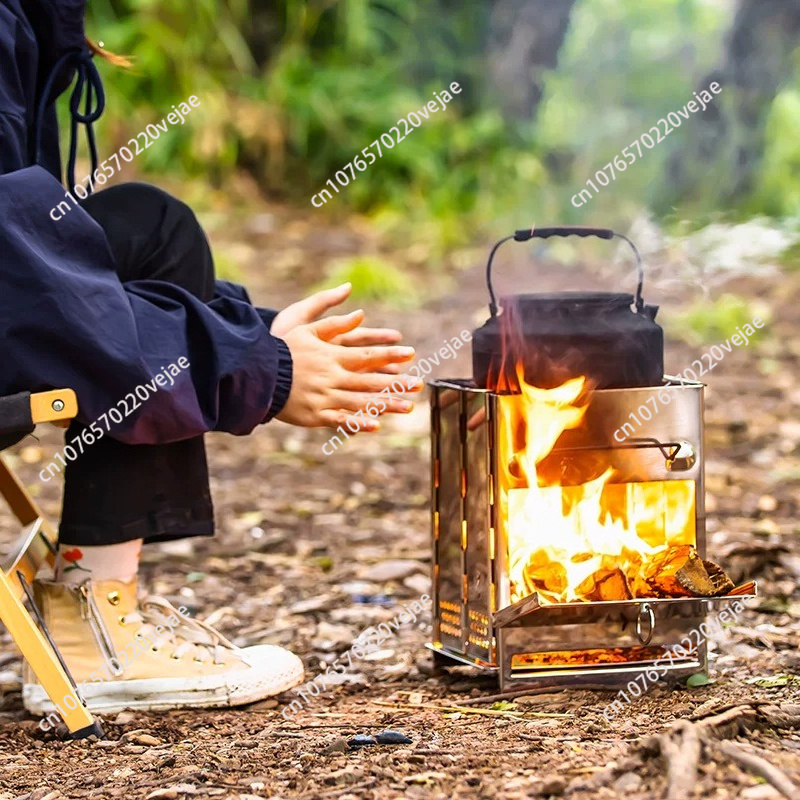 Estufas de leña de diseño mode - Outdoor Camping Stove Wood reseña y precio