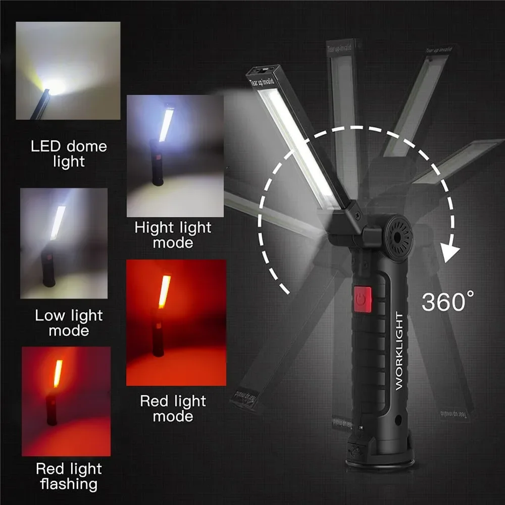 Linterna LED COB portátil, luz - Camping Lantern reseña y precio