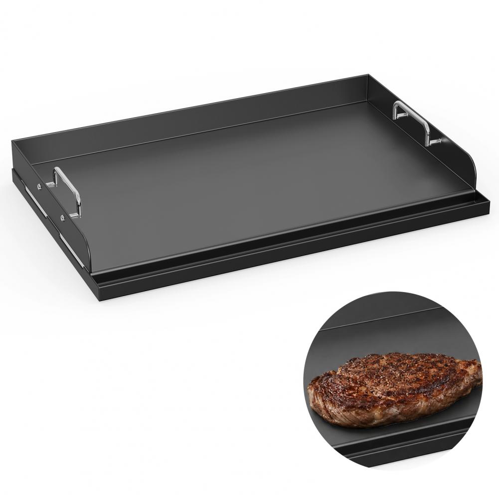 Plancha de hierro fundido anti - Outdoor Camping Griddle reseña y precio