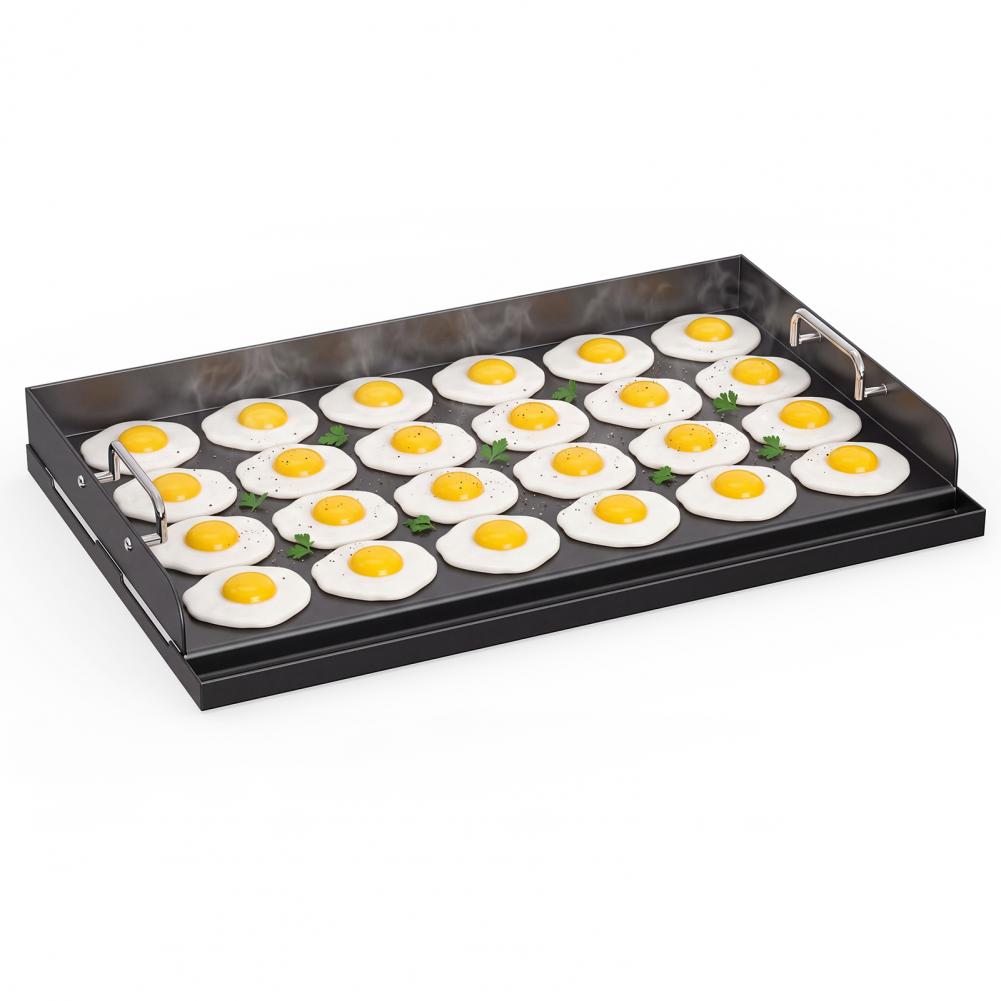 Plancha de hierro fundido anti - Outdoor Camping Griddle reseña y precio
