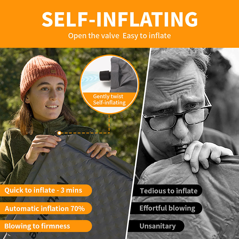 Naturehike-alfombrilla de aire - Outdoor Camping Floor Mat reseña y precio