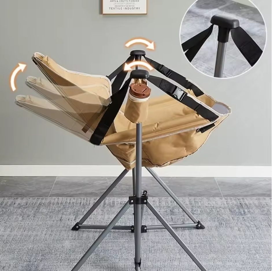 Silla mecedora ligera y portát - Outdoor Camping Rocking Chair reseña y precio