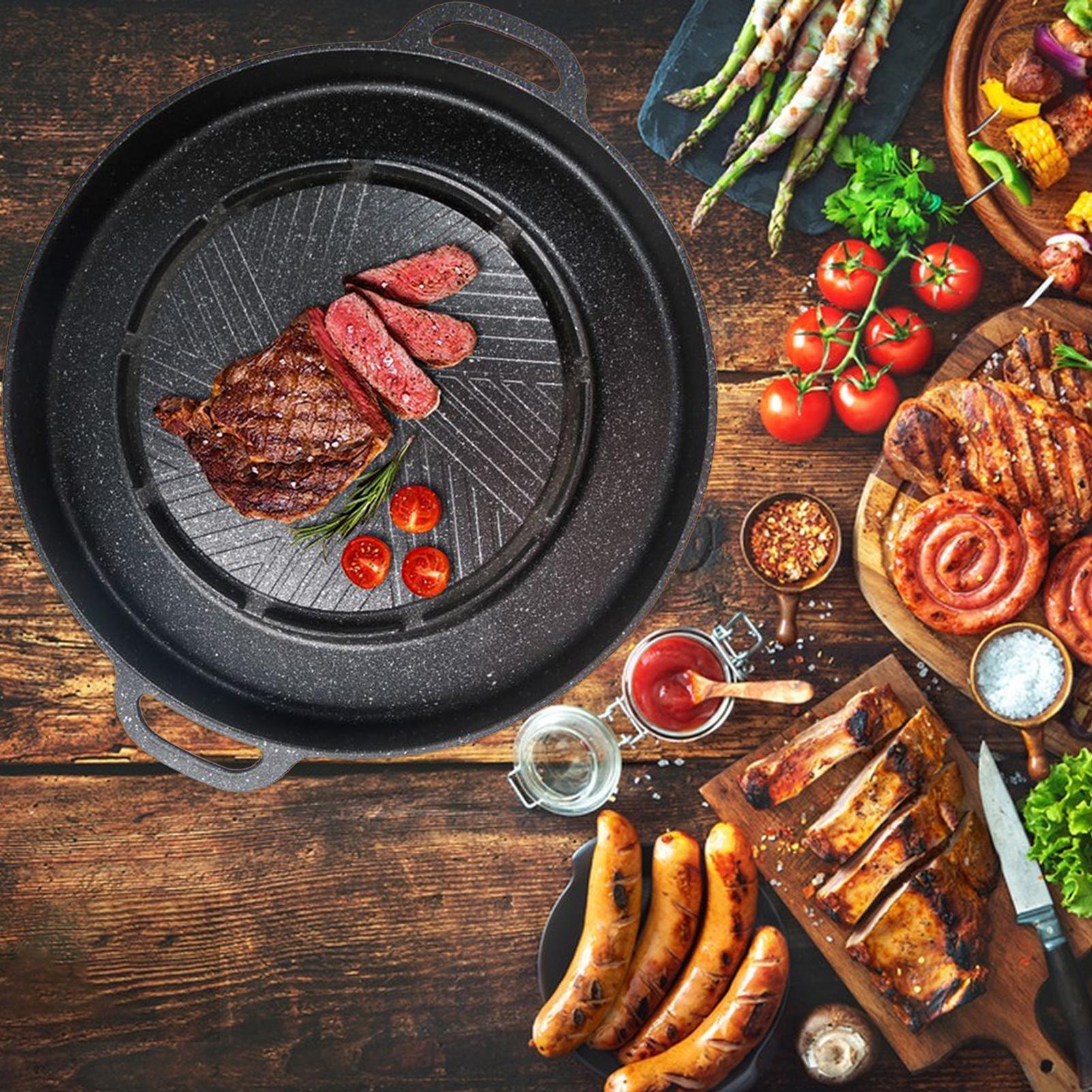 Parrilla y sartén caliente 2 e - Outdoor Camping Griddle reseña y precio