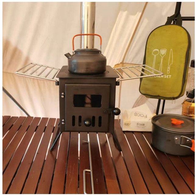 Estufa de leña para acampar, t - Outdoor Camping Stove Wood reseña y precio