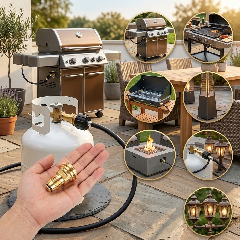Juego de adaptadores de gas pr - Outdoor Gas Stove reseña y precio