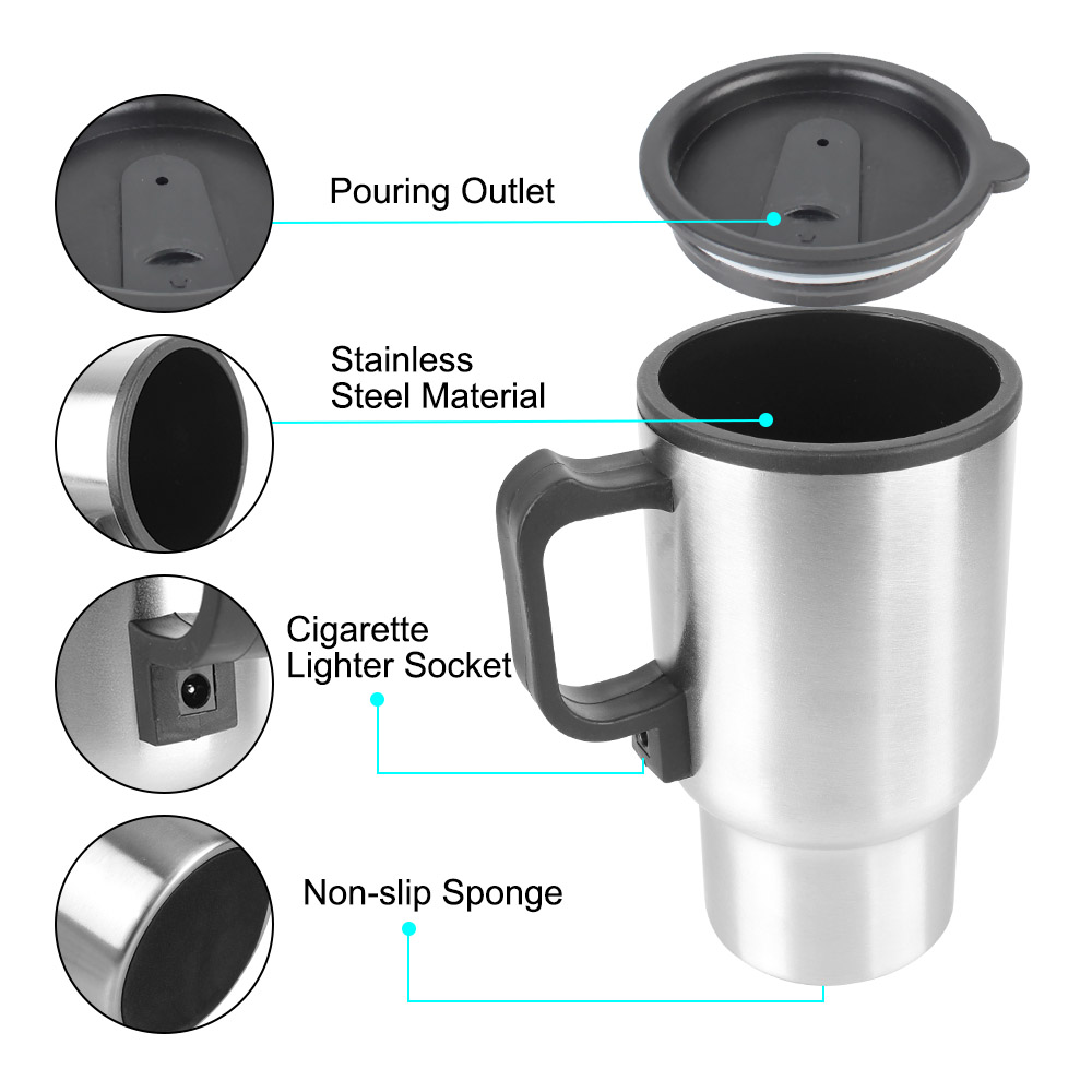 Taza de café eléctrica para co - Outdoor Camping Kettle reseña y precio