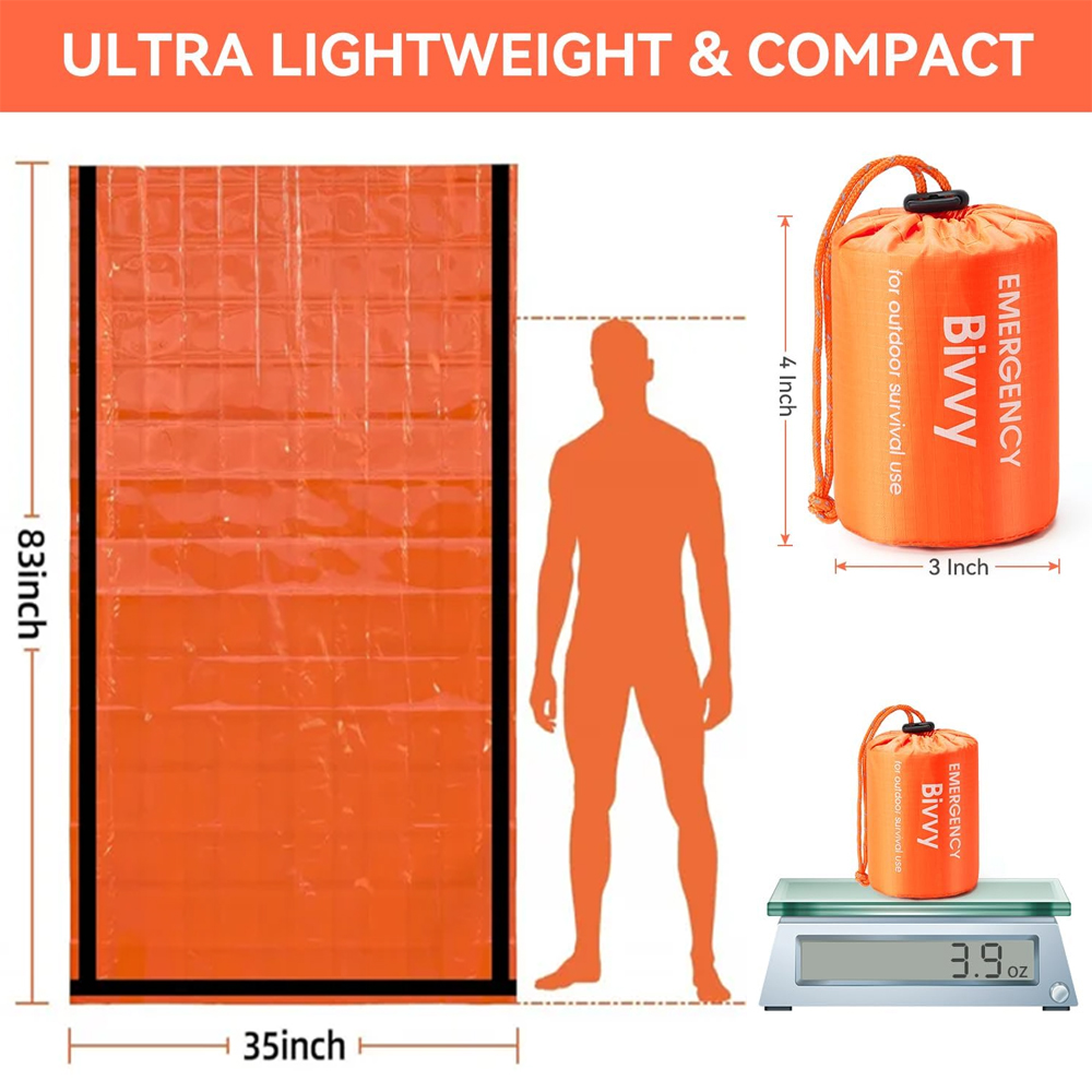 Saco de dormir de emergencia,  - Bivvy Bag Emergency reseña y precio