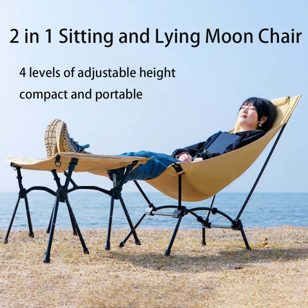 Silla multifunción para acampa - Outdoor Camping Rocking Chair reseña y precio