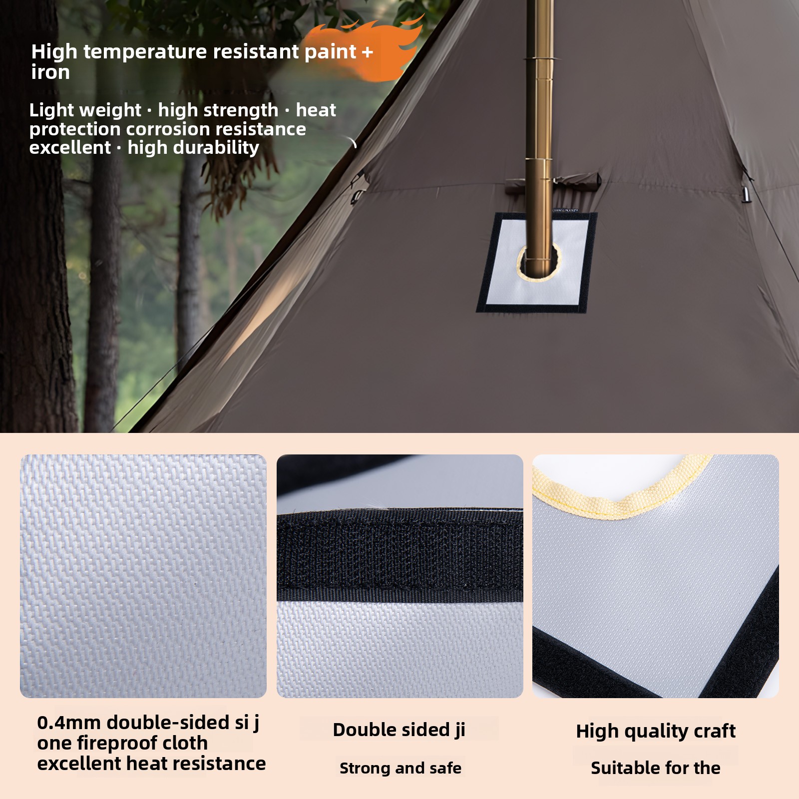 CHANGE MOORE Cubierta de tubo  - Outdoor Camping Stove Wood reseña y precio