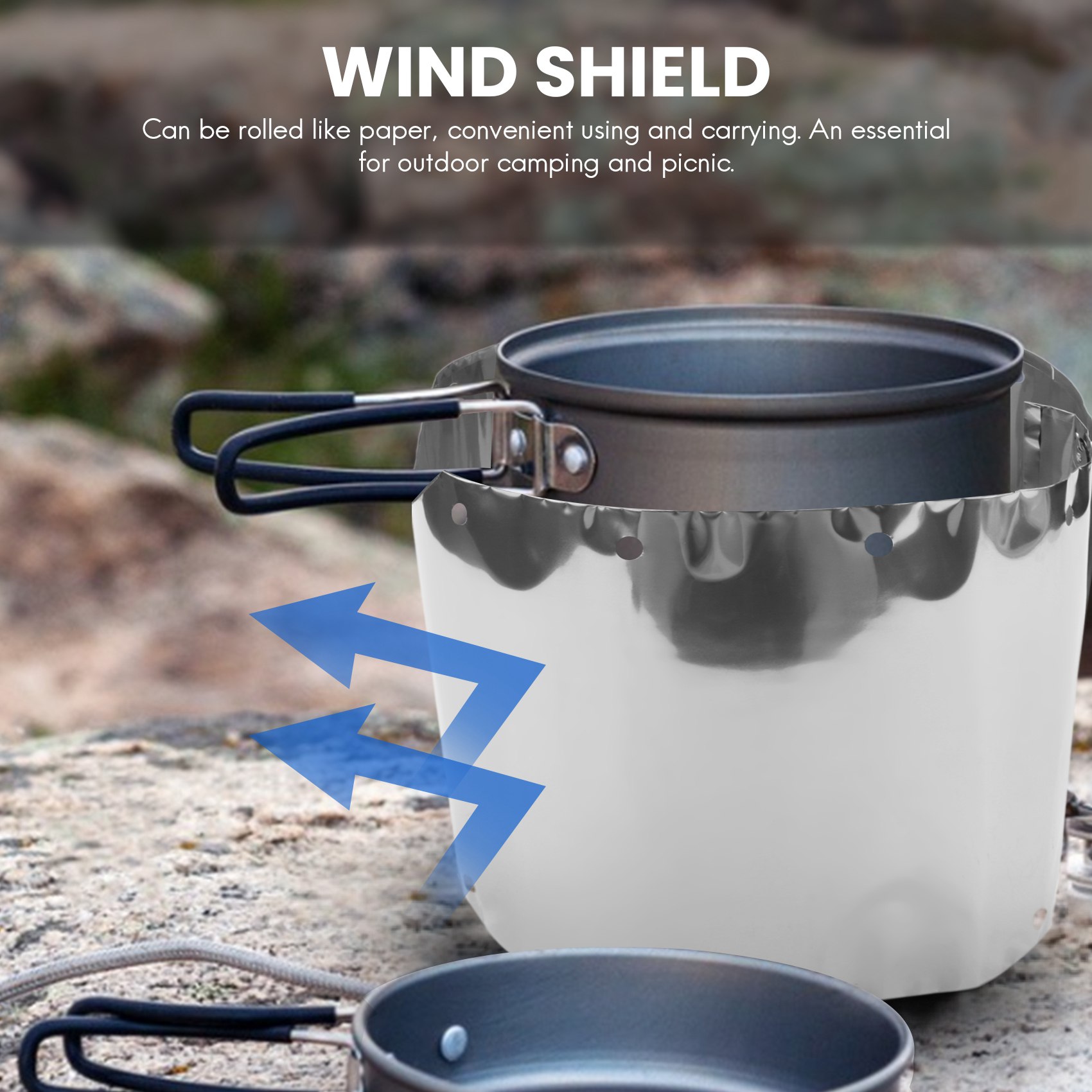 T34C - Protector de Viento par - Outdoor Gas Stove reseña y precio