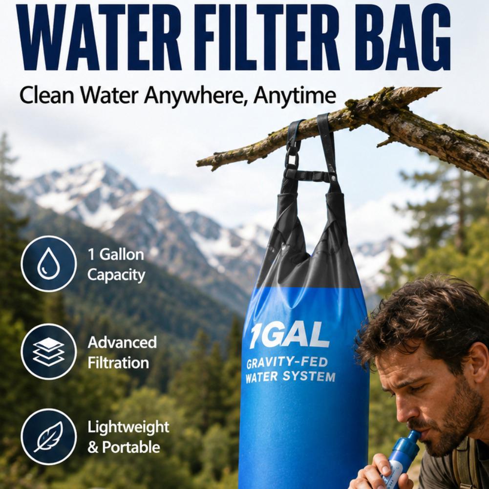 Kit de filtro de agua por grav - Bivvy Bag Emergency reseña y precio