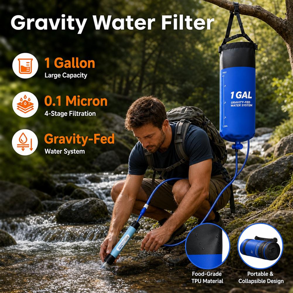 Kit de filtro de agua por grav - Bivvy Bag Emergency reseña y precio