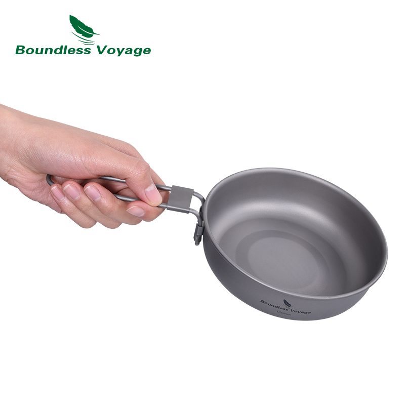 Sartén de titanio ultraligera  - Outdoor Camping Griddle reseña y precio