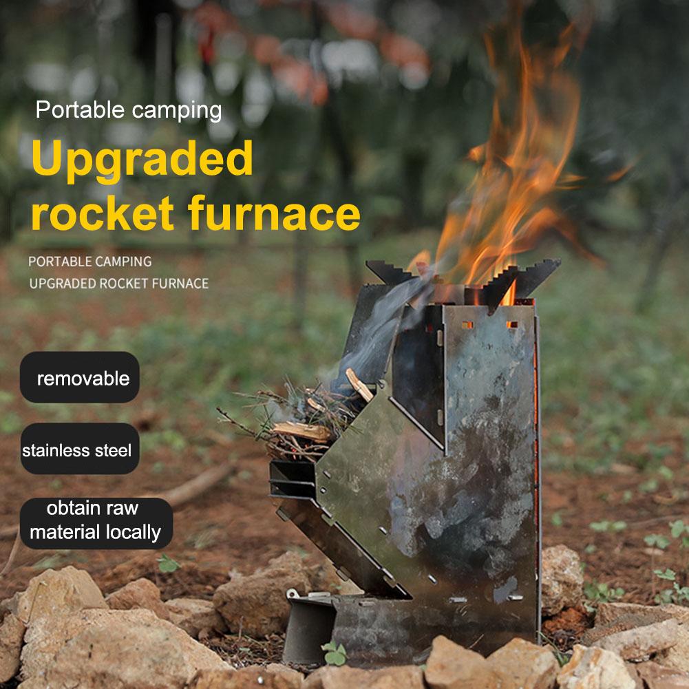 Estufa de Leña Portátil Desmon - Outdoor Camping Stove Wood reseña y precio