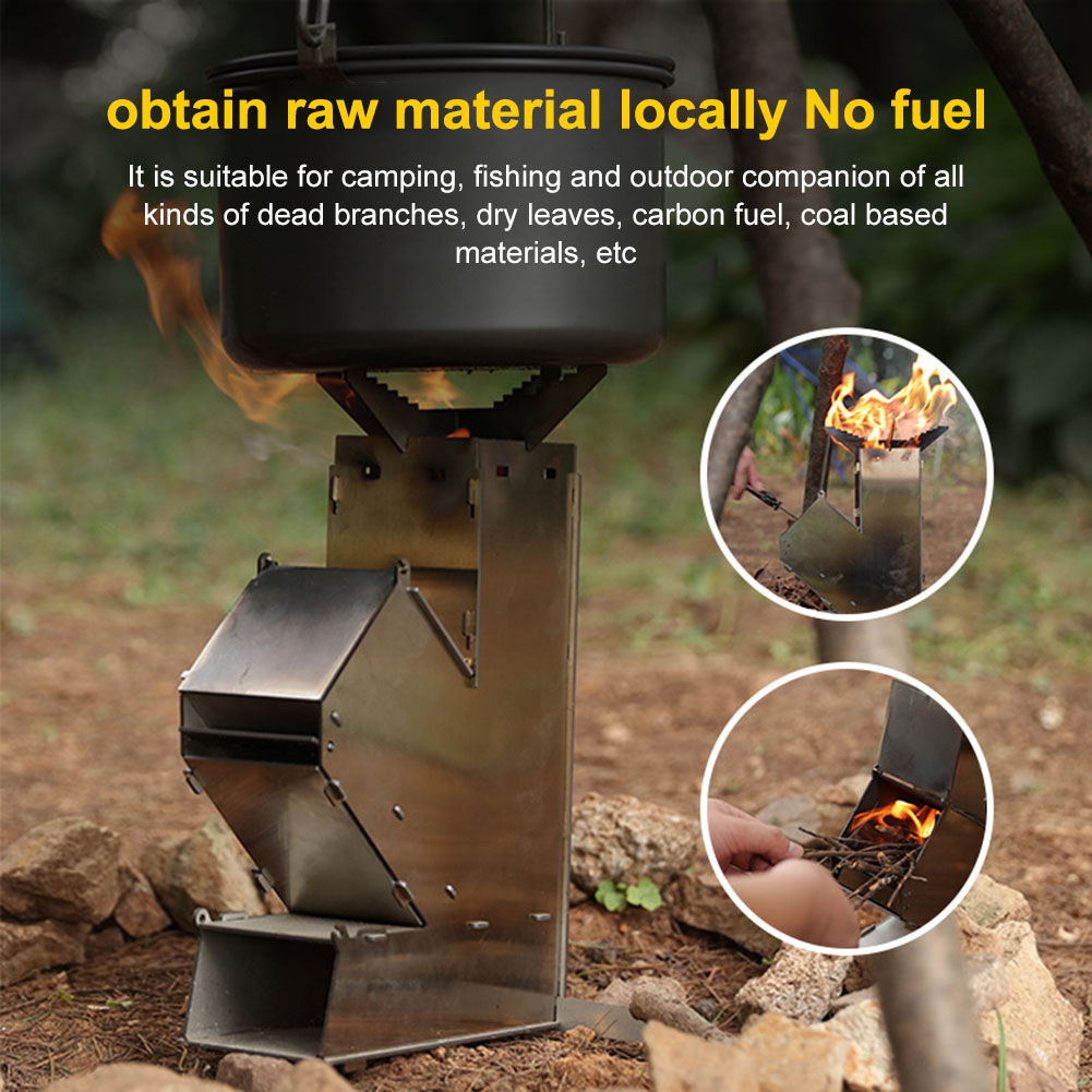 Estufa de Leña Portátil Desmon - Outdoor Camping Stove Wood reseña y precio