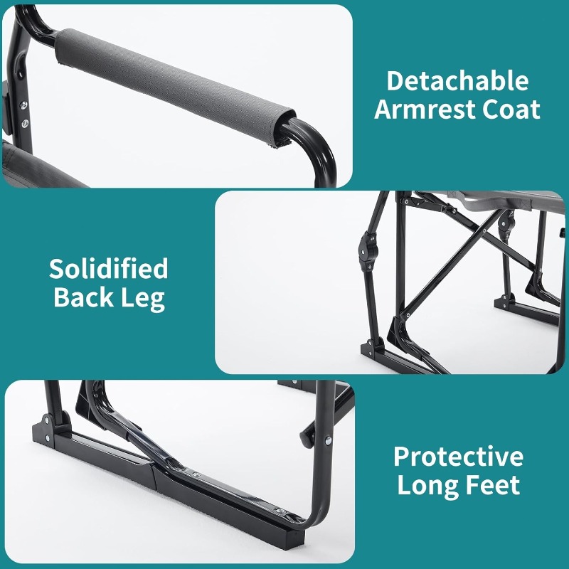 Silla plegable para acampar, i - Outdoor Camping Rocking Chair reseña y precio