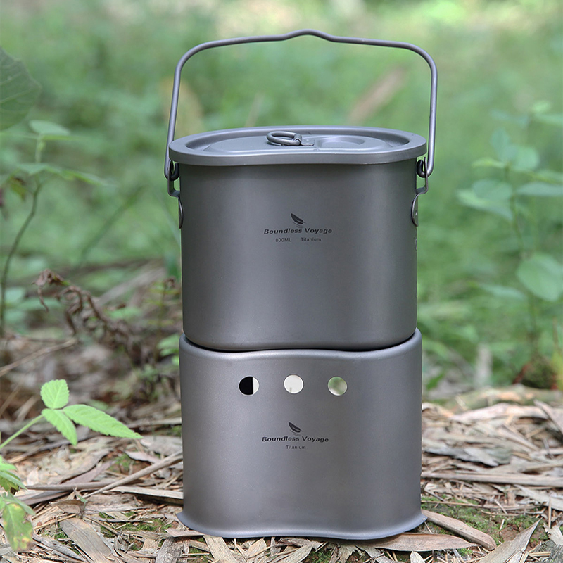 Boundless Voyage-Juego de uten - Outdoor Camping Stove Wood reseña y precio